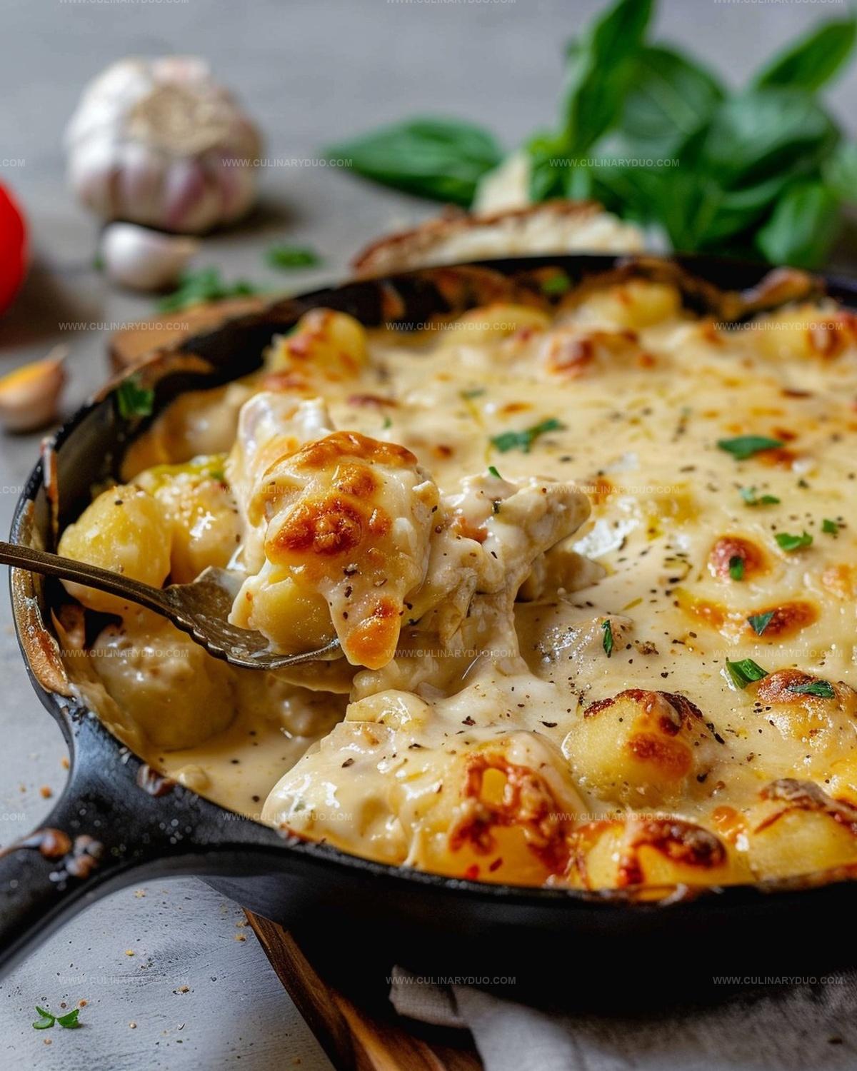 Creamy Chicken and Gnocchi Bake Recipe