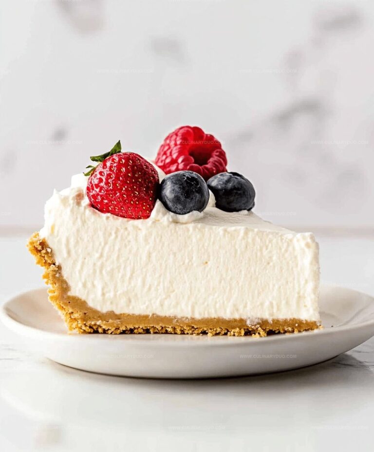 No-Bake Cheesecake Recipe