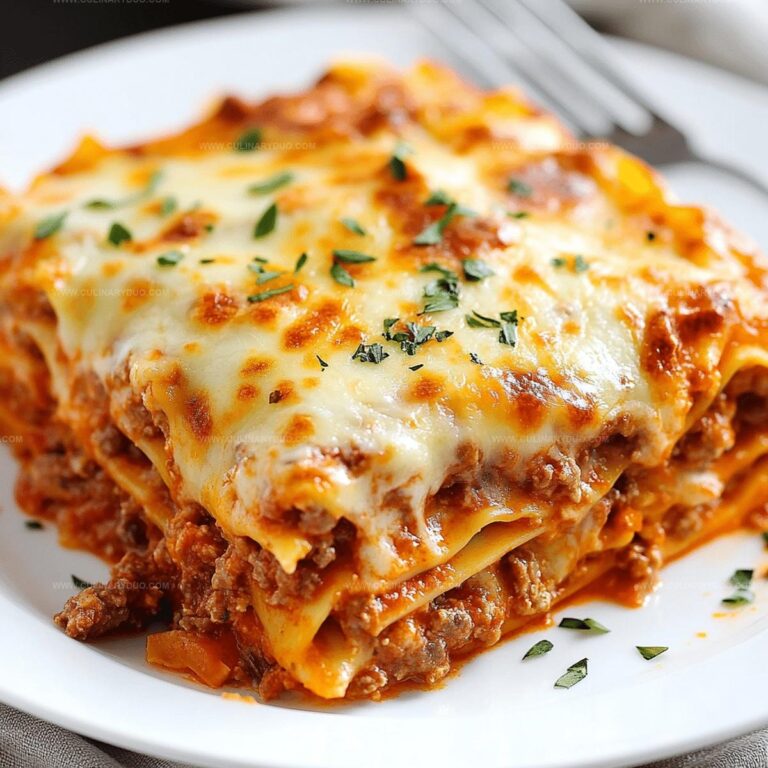 Easy Beef Lasagna Recipe