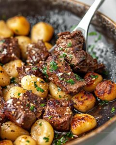 Seared Steak Gnocchi Skillet Recipe