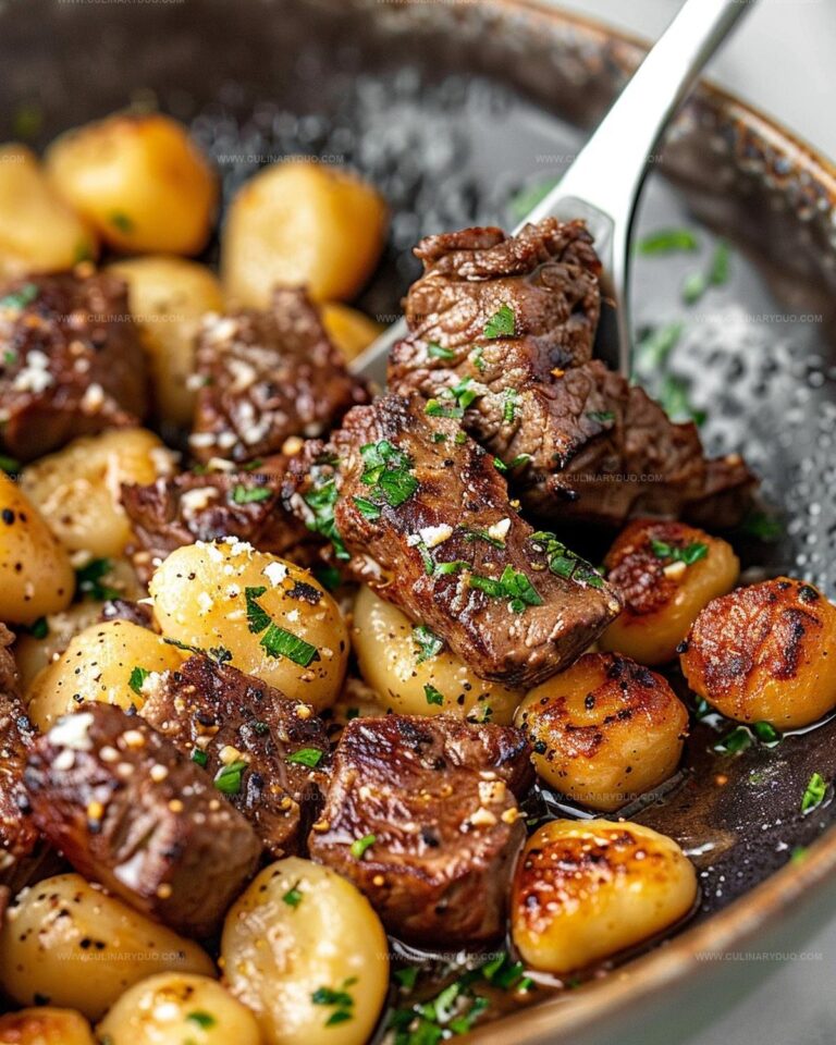 Seared Steak Gnocchi Skillet Recipe