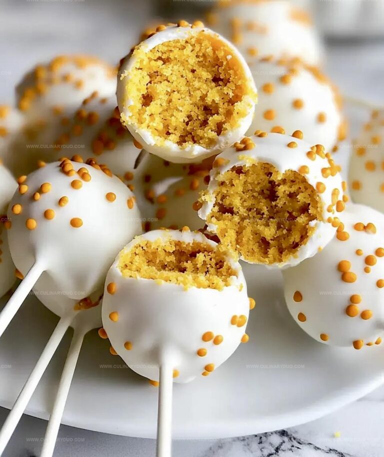 Pumpkin Cake Pops Recipe