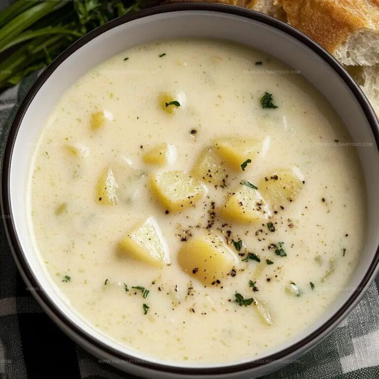 Winter Leek Potato Soup Recipe