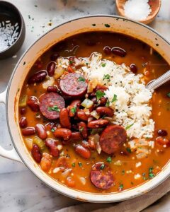 Andouille Sausage and Red Bean Stew Recipe