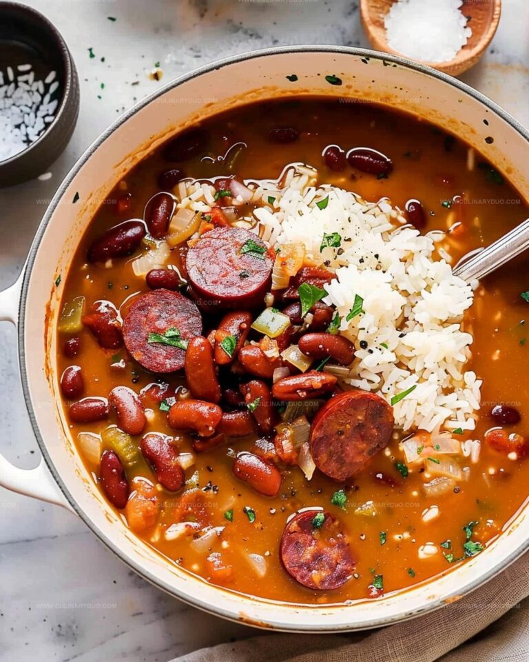 Andouille Sausage and Red Bean Stew Recipe