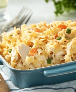 Easy Chicken Noodle Casserole Recipe