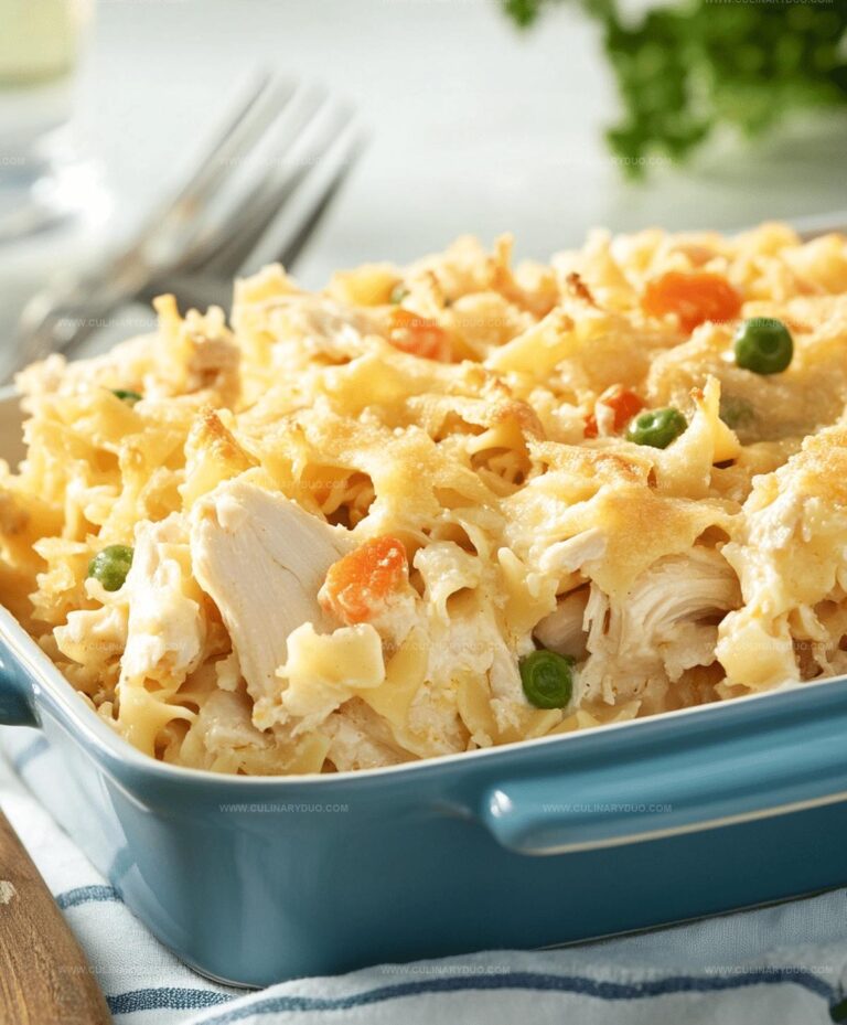 Easy Chicken Noodle Casserole Recipe