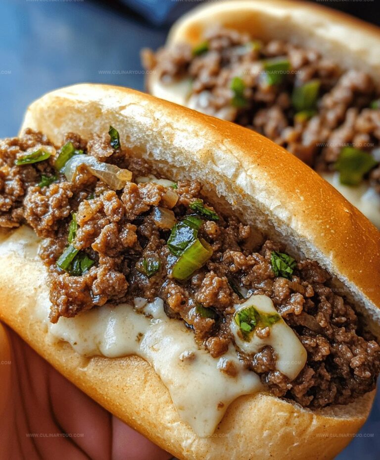 30-minute Philly Cheese Steak Sloppy Joes Recipe