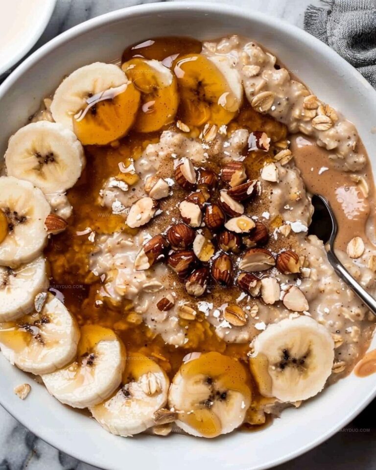 Banana Peanut Butter Oatmeal Recipe