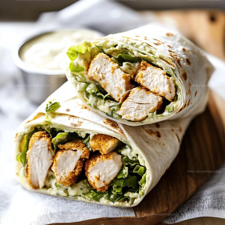 Chicken Caesar Wrap Recipe