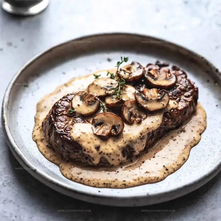 Mushroom Steak Sauce Recipe