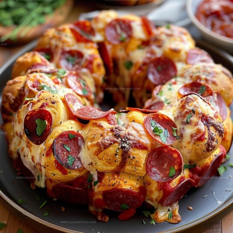 Pepperoni Pizza Monkey Bread Recipe