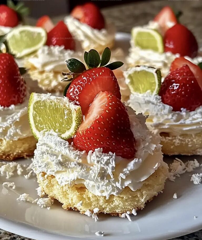 Coconut Lime Strawberry Shortcake Cookies Recipe
