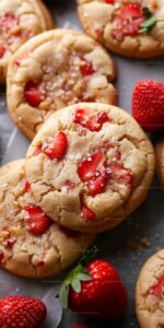Fresh Strawberry Cookies Recipe