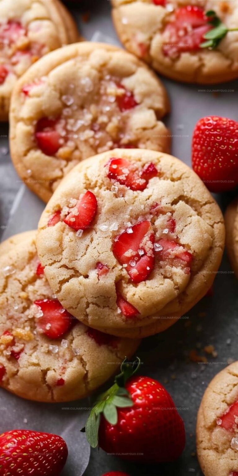 Fresh Strawberry Cookies Recipe