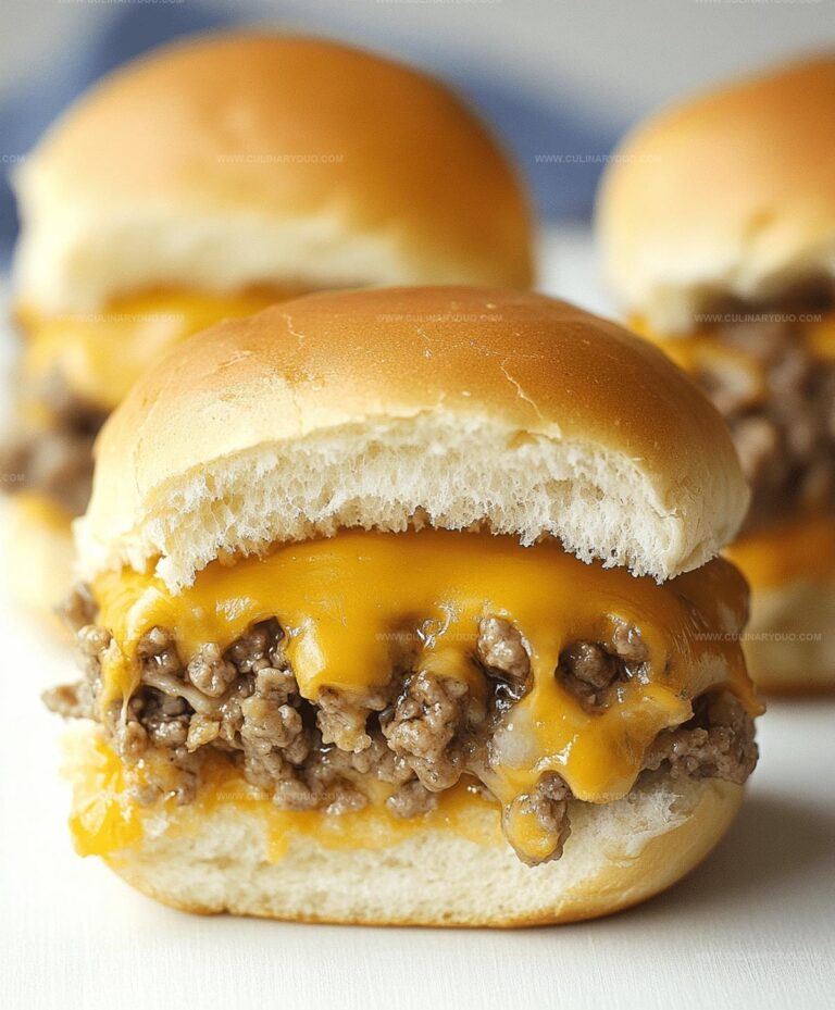 Cheeseburger Sliders Recipe