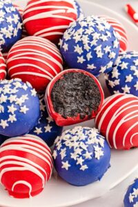Patriotic 4th of July Oreo Balls Recipe