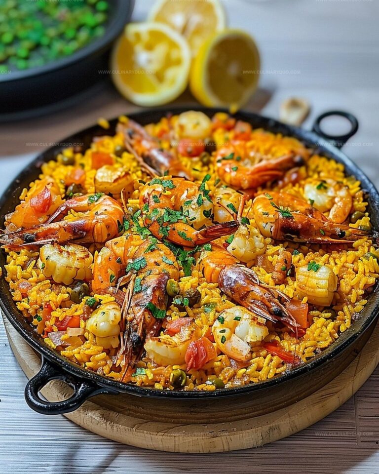 Spanish Seafood Paella Recipe