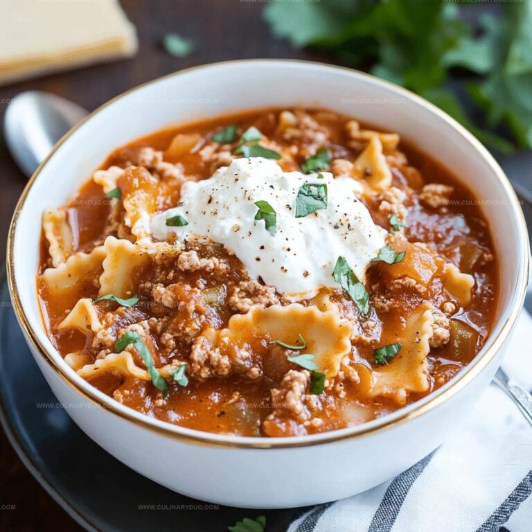 Lasagna Soup Recipe