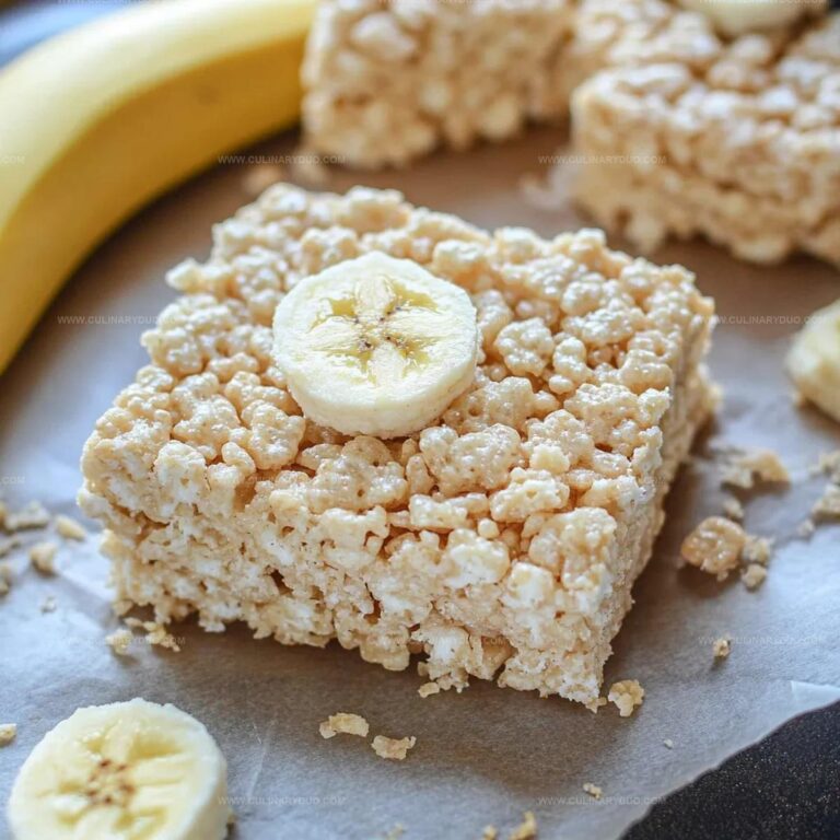 Banana Pudding Rice Krispie Treats Recipe