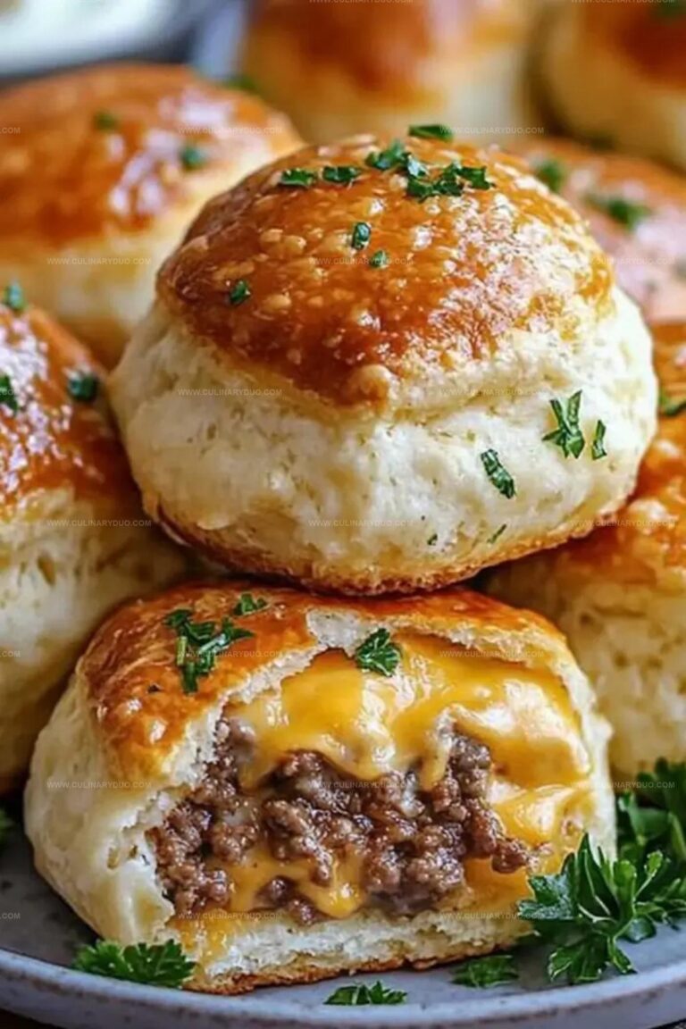 Garlic Parmesan Cheeseburger Bombs Recipe