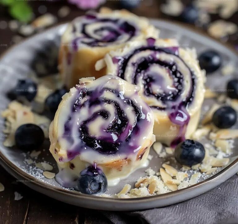 Blueberry Cheesecake Rolls Recipe
