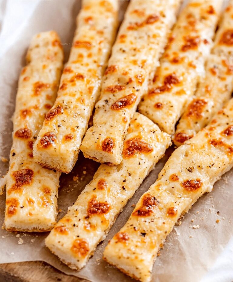 Homemade Cheesy Garlic Breadsticks Recipe