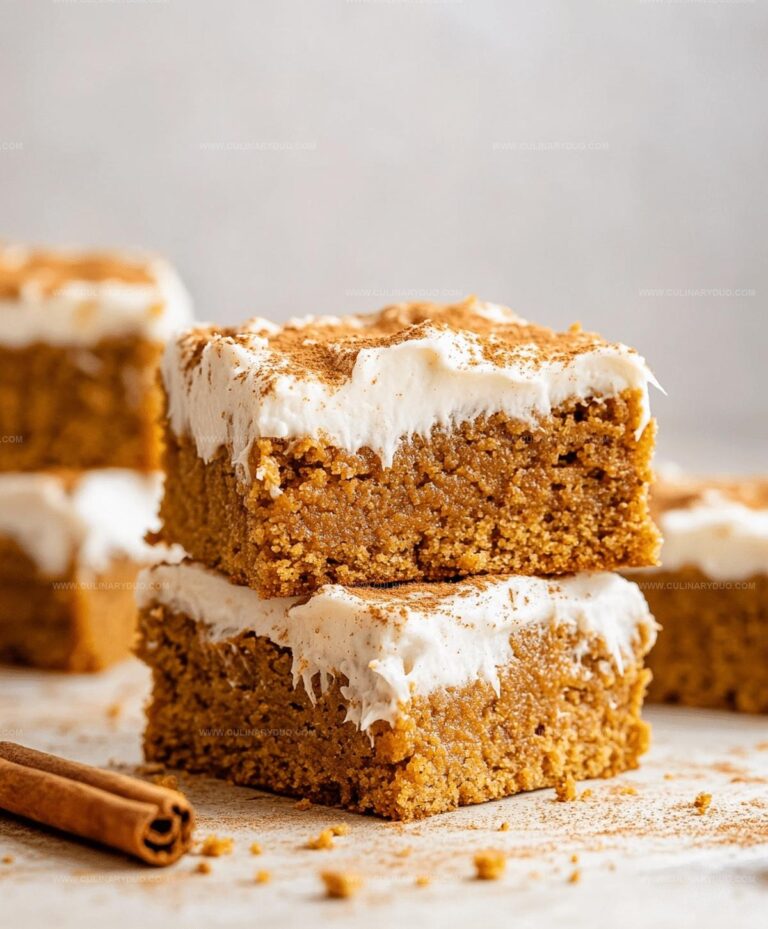 Pumpkin Bars With Cream Cheese Frosting Recipe