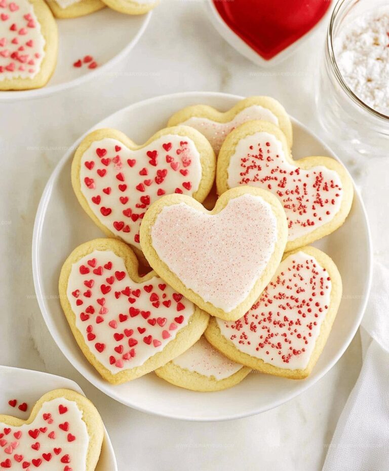 Heart-shaped Sugar Cookies Recipe