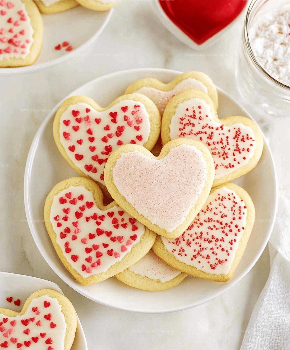 Heart-shaped Sugar Cookies Recipe