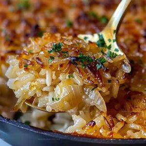 French Onion Butter Rice Recipe