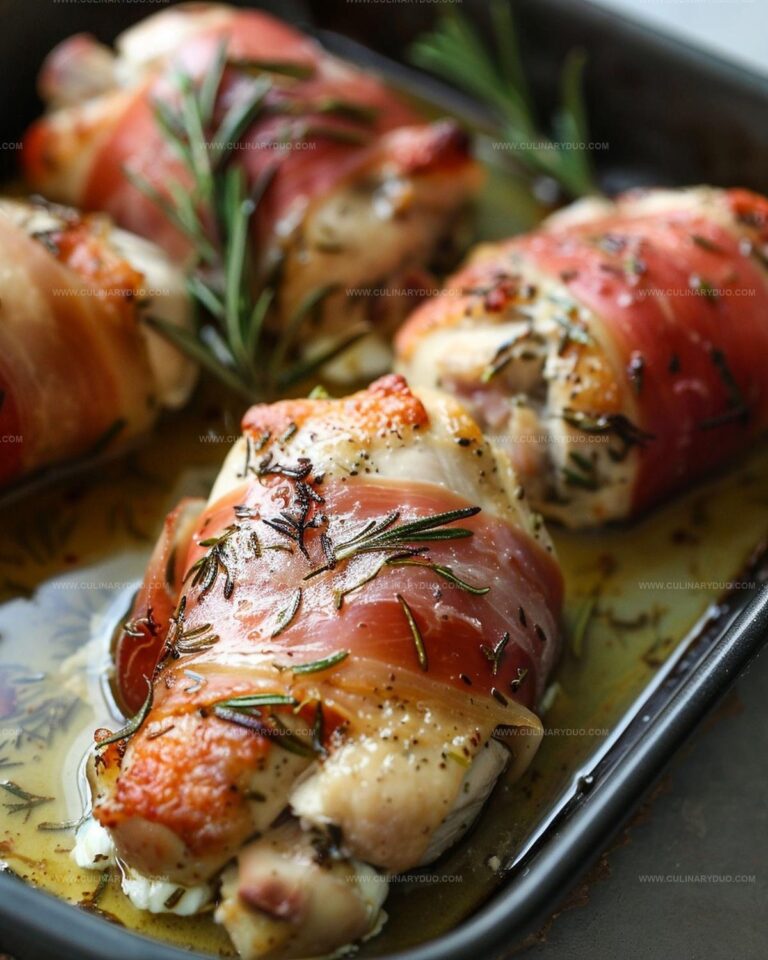 Herbed Chicken with Goat Cheese and Prosciutto Recipe