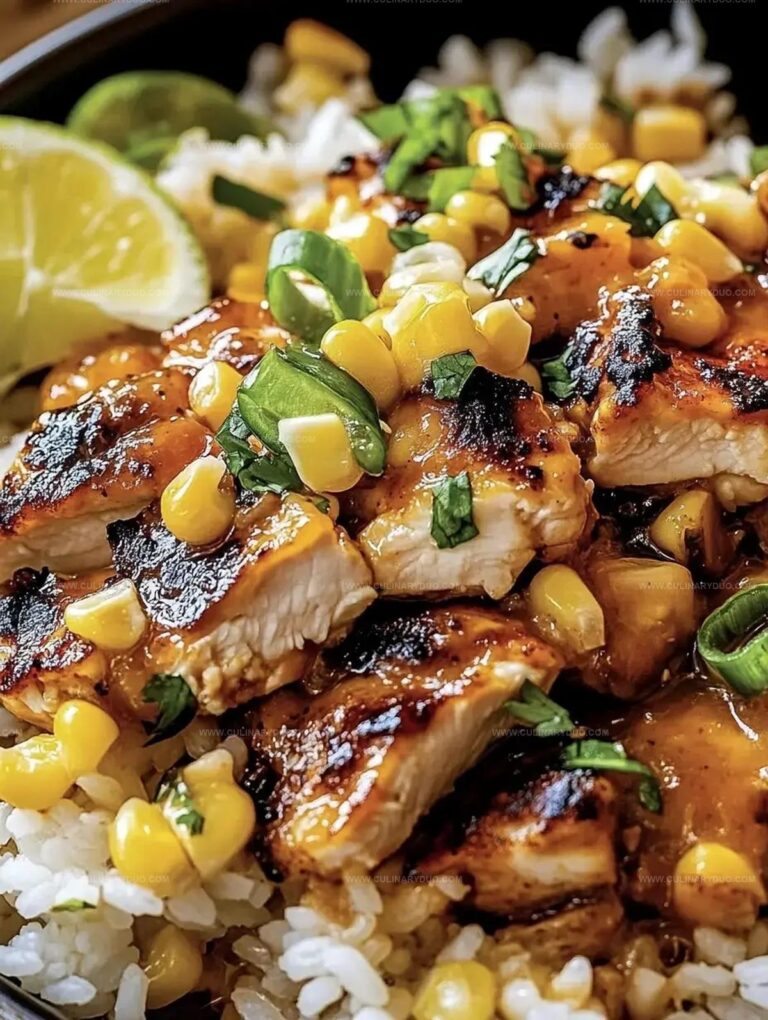 Street Corn Chicken Rice Bowl Recipe