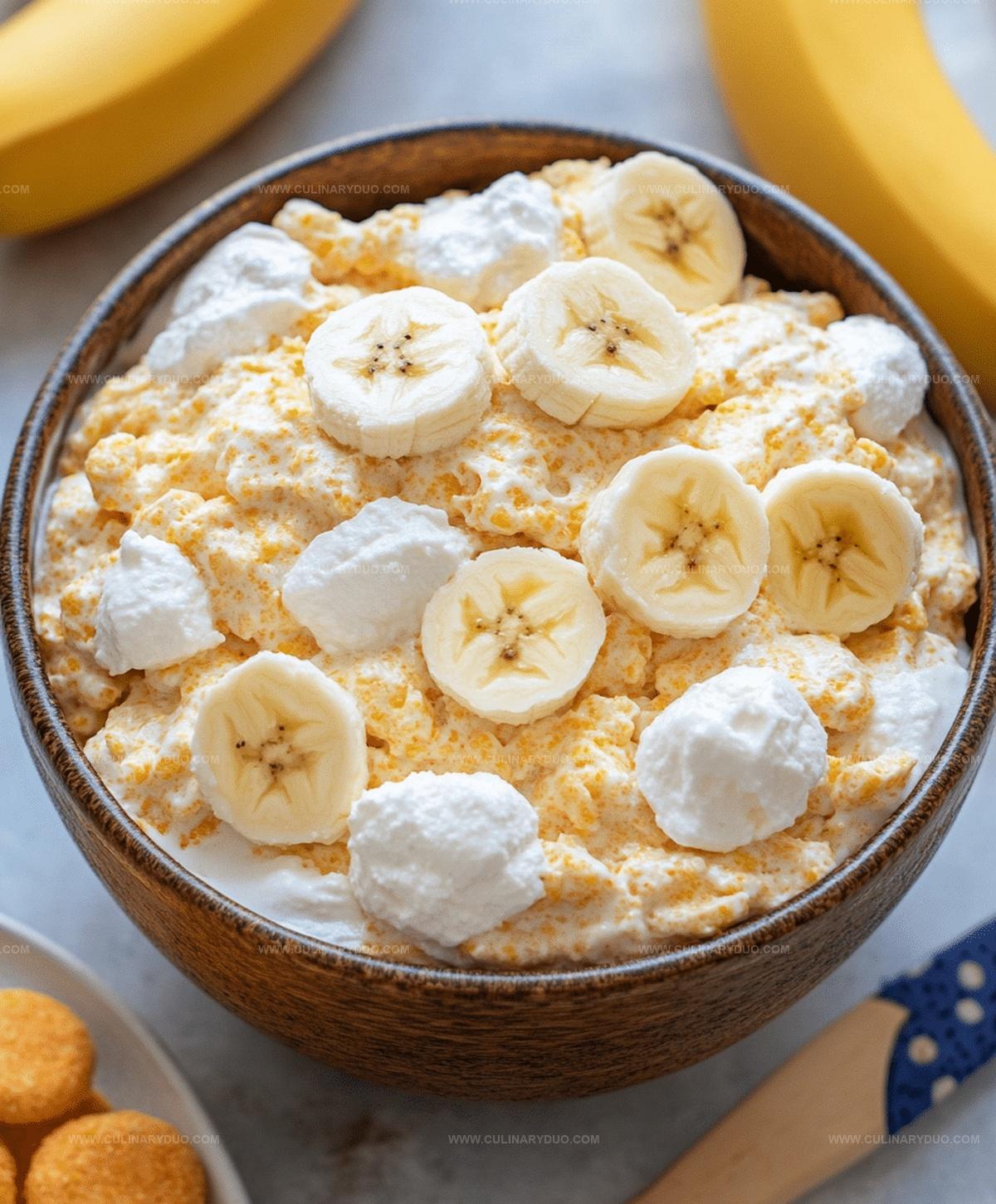 Easy Banana Pudding Fluff Salad Recipe