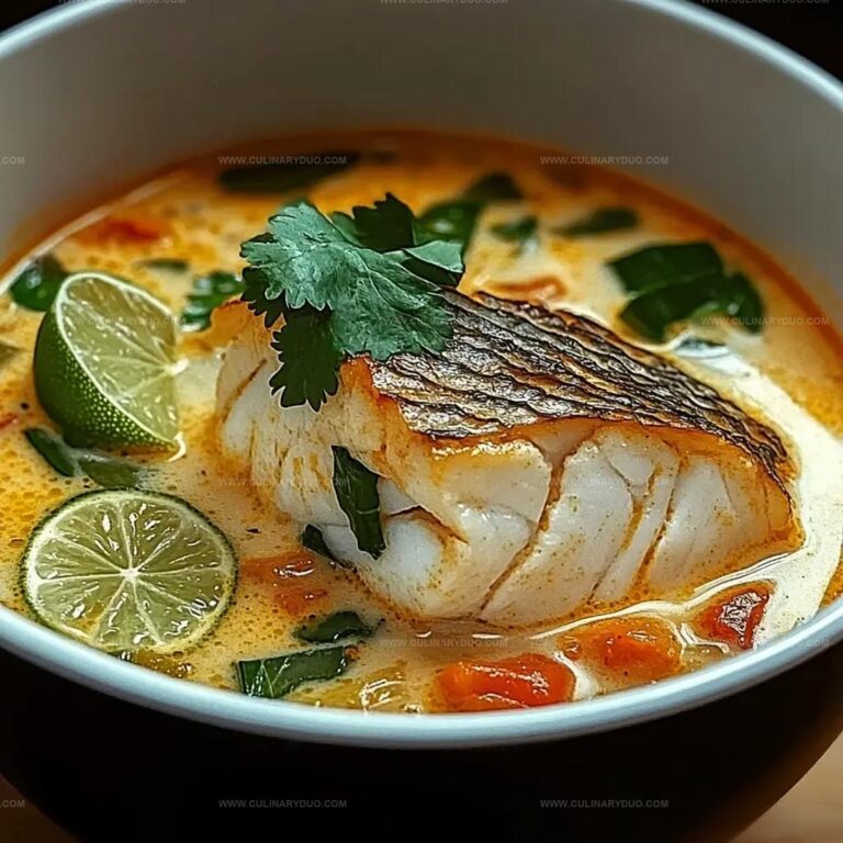 Coconut Lime Fish Soup Recipe