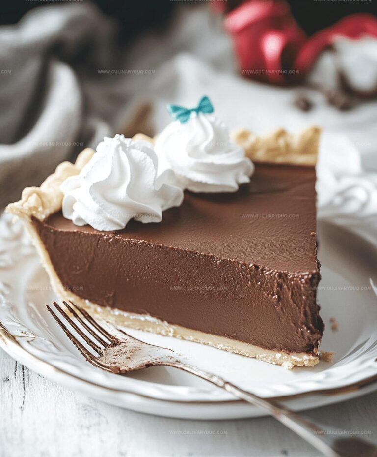 Easy Chocolate Pie Recipe