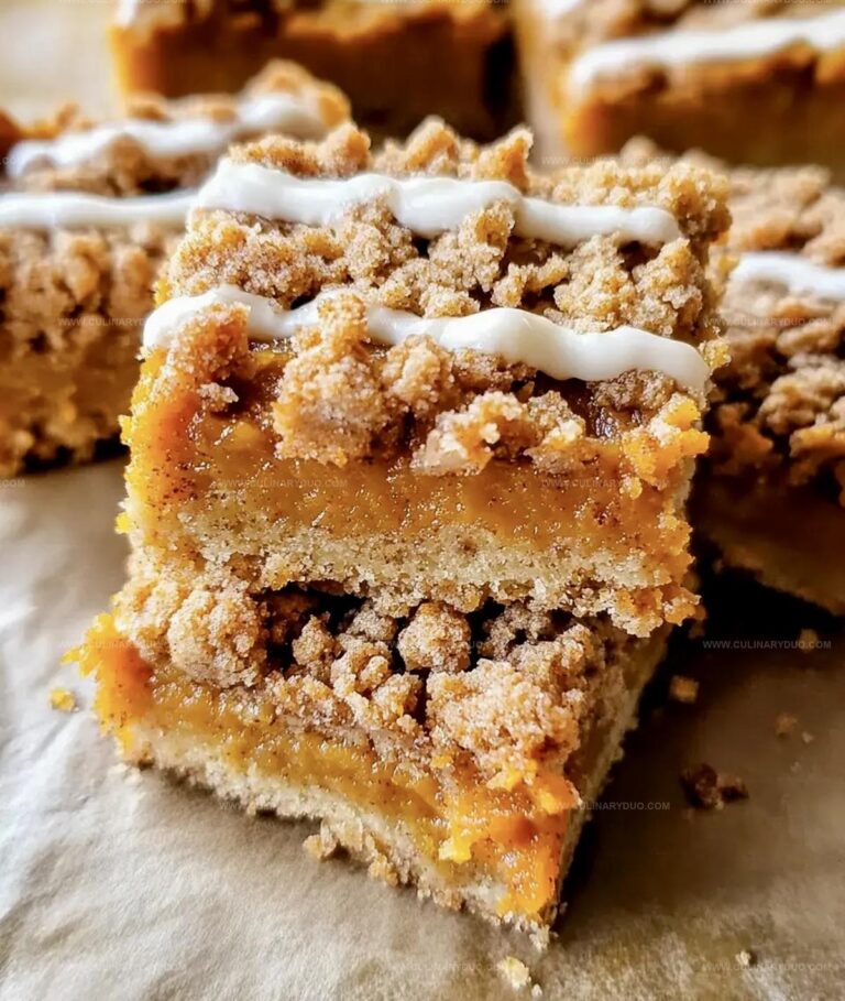 Pumpkin Streusel Bars Recipe