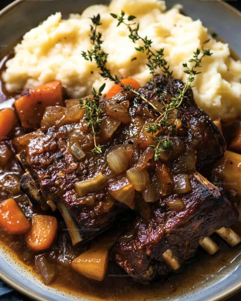 Cider Braised Short Ribs Recipe