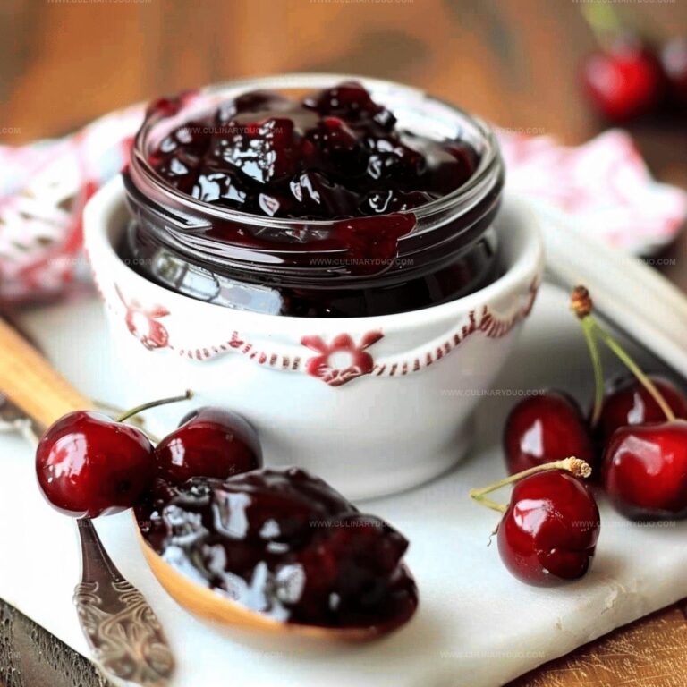 Bing Cherry Freezer Jam Recipe
