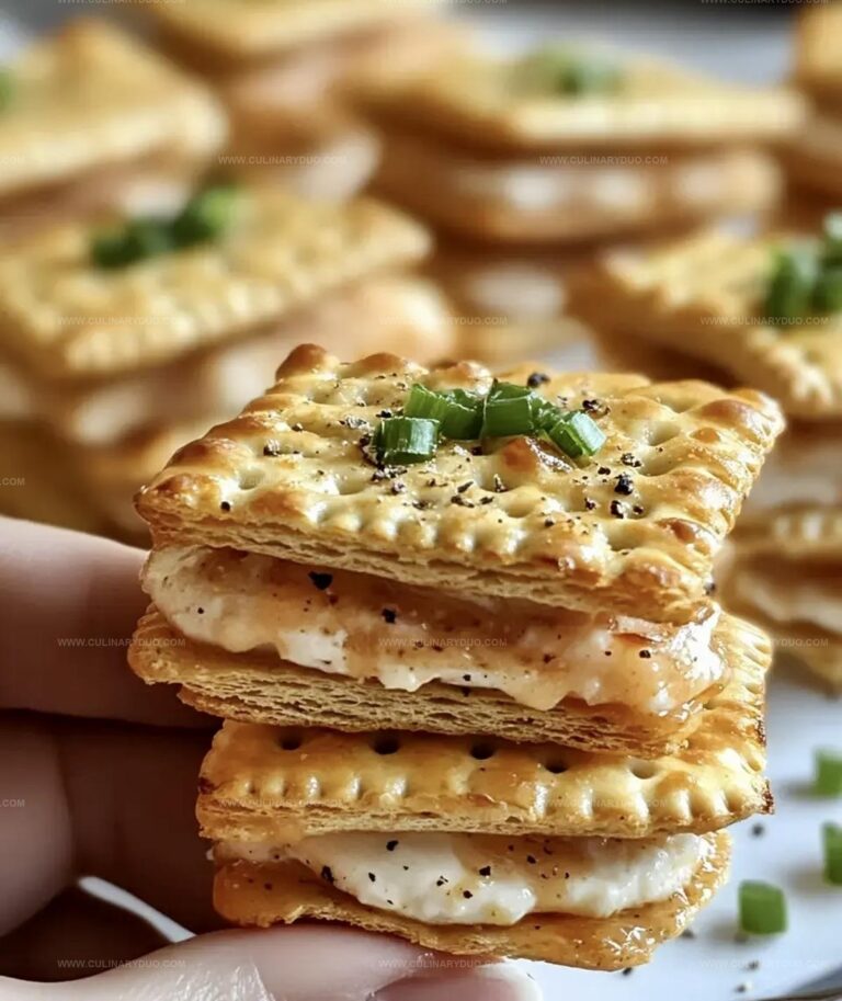 Ritz Cracker Party Sandwiches Recipe