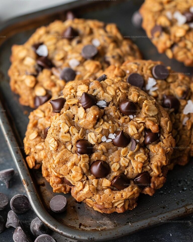Peanut Butter Oatmeal Chocolate Chip Cookies Recipe