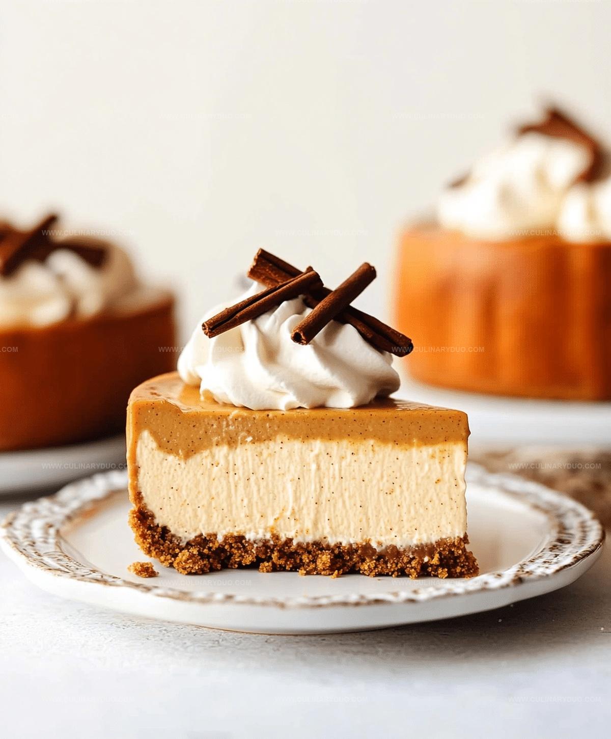 No-Bake Pumpkin Cheesecake Recipe