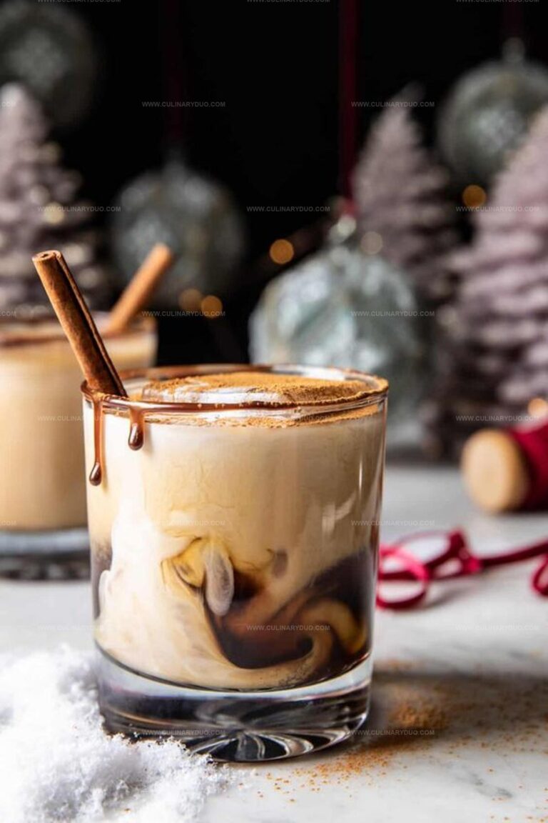 Eggnog White Russian Cocktail Recipe