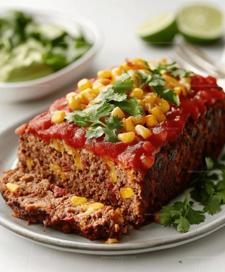 Mexican Taco Meatloaf Recipe