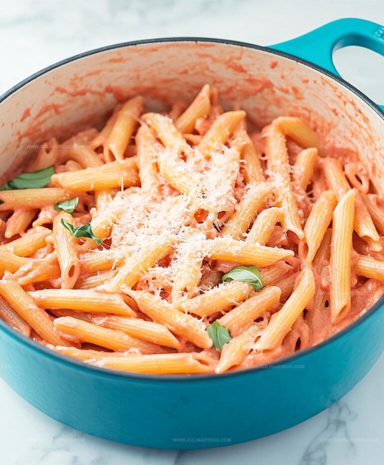 Italian Pink Sauce Rose Pasta Recipe