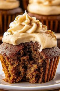Gingerbread Cupcakes with Cinnamon Cream Cheese Frosting Recipe