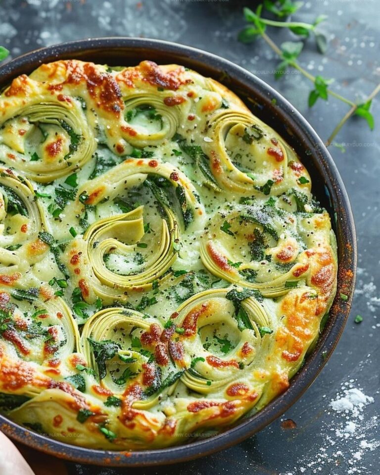 Cheesy Spinach and Artichoke Pinwheels Recipe