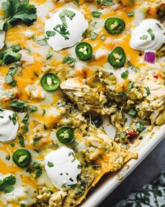 Salsa Verde Chicken Casserole Recipe