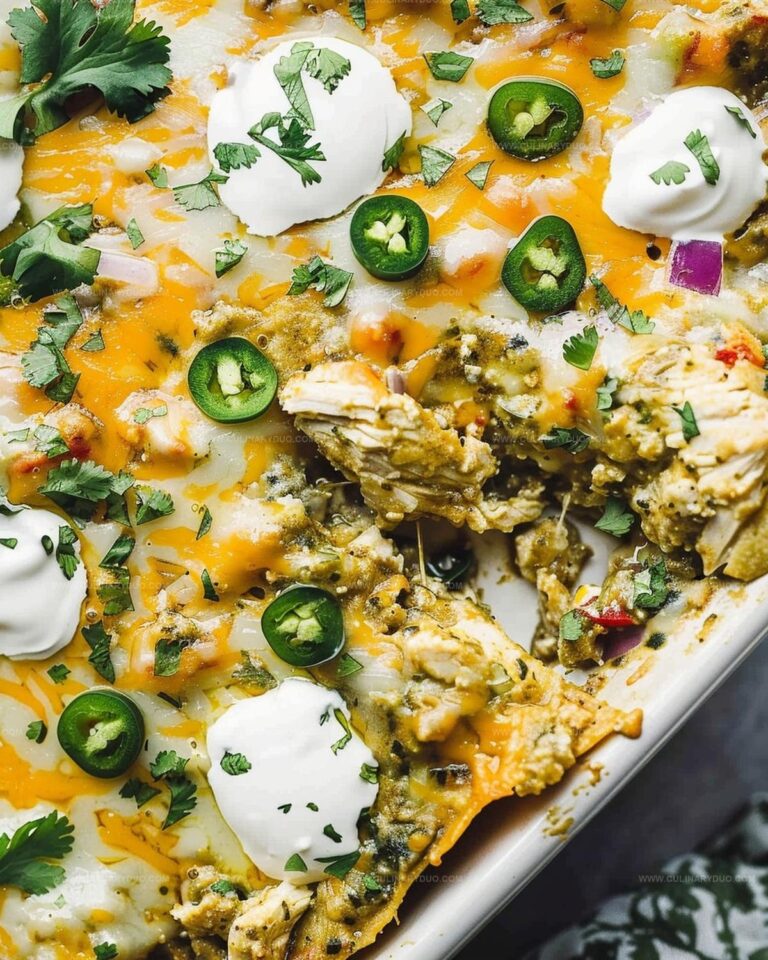 Salsa Verde Chicken Casserole Recipe