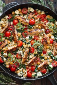 Greek Chicken and Lemon Rice (30 Minutes, One-Pot) Recipe